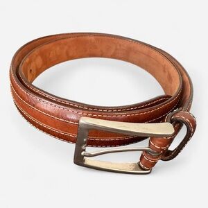 Men's Cole Haan Brown Leather Belt Size 38